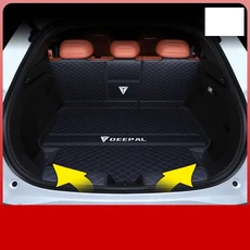 창안 디팔 S05 2024-2026 차량 스타일링 트렁크 보호 PU 가죽 매트 카펫 내부 커버 부품 패드 자동차 액세, 08 option 10, 01 China Mainland