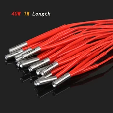3DSWAY 3D 프린터 부품 12V/24V 40W/70W 가열 파이프 세라믹 카트리지 히터 튜브 620mm 1M/2M 액세서리, 06 40W 1M 1Pcs, 02 24V