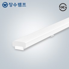 장수램프 LED 주차장등 PC 40W 1200mm 다용도 일자등, 1개, 주광색