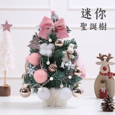 寶貝玩具屋 迷你聖誕樹套裝 附LED燈串 韓風聖誕節場佈