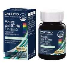 데일리프로 프리미엄 안심 마그네슘 315 플러스, 1개, 60정, 60정