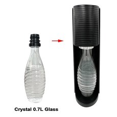 ABWM Sodastream 7L 유리병 어댑터 교체 소다 기계 부품용 휴대용, Bla