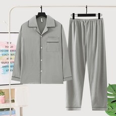 [마니판다]남성잠옷 긴팔 빅사이즈 홈웨어 남자 잠옷 파자마 세트