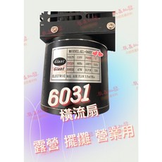 Giant 橫流扇 6031 空氣循環扇 露營擺攤專用, 6031本體單機,220V