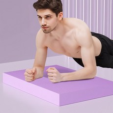 필라테스 요가매트 운동 밸런스 패드 무릎 보호 매트, 퍼플, 1개