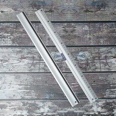 미끄럼방지 알루미늄 직자 40cm 컷팅자 스테들러, 본상품
