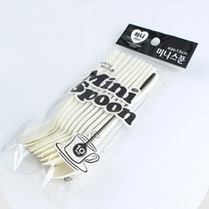 MNS 일회용 15cm 10개입 디저트숟가락 롱디저트스푼 요플레스푼 카페롱스푼 요거트스푼