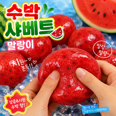 수박 샤베트 슬랑이 말랑이 스퀴시 스퀴지 슬러시, redslush, 1개