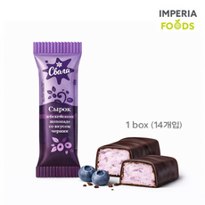 스발야 SVALYA 블루베리 크림치즈바 Blueberry Cheese Bar - 14 개입, 14개, 560g