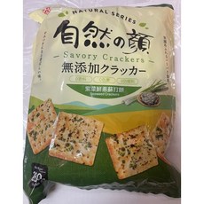 中祥 自然之顏 紫菜蘇打餅乾 經濟包 280公克, 1個