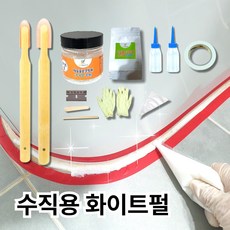 매직스토리 줄눈보수 변기 벽면 줄눈리폼 화이트펄 100g 수직용, 1개