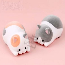 고양이 탁상용 청소기 지우개 클리너, 1개, 삼색고양이