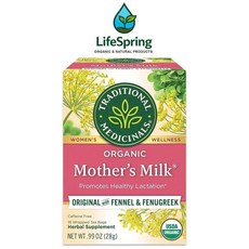 유기농 허브차 - 미국 버전 (마더스 밀크) Organic Herbal Tea - American version (Mother's Milk), 16개입, 1개