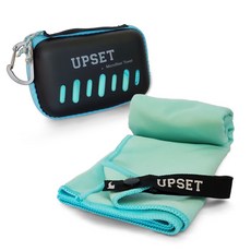 업셋 마이크로화이버 초극세사 스포츠타올, 1개, 스카이블루 XS