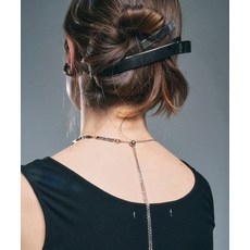 SENTIMENTS NO.353 BLACK HAIR PIN 2set XXL 푸쉬핀 클립