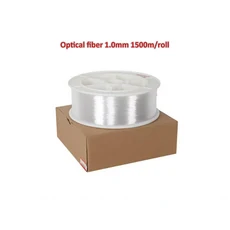 호환 광섬유 케이블 0.75mm PMMA 플라스틱 엔드 라이트 광학 LED 조명 침실 영화관 호텔 장식용, 01 No engine, 01 1.0mm 1500m a roll