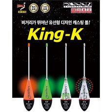 찌스 다이브 킹K 전자캐스팅볼 볼락 갈치 전갱이 던질찌, 1개, 투명-점등-그린-F