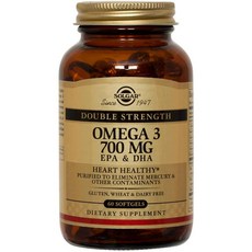 SOLGAR Omega-3魚油膠囊 700mg, 1罐, 60顆