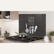 주방벽면 기름튐방지 강화유리보드800x500 주방꾸미기 아트유리 패턴글라스, 차한잔의여유