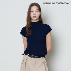 미니멈 에브리데이베이직 반폴라넥 반팔 니트 EB3KT010DDH5430745