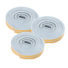 ADDLIFE E型灰色門縫擋條, 灰色, 3個