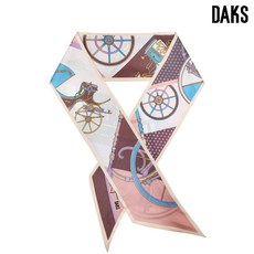 매장정품 DAKS 닥스 실크 스키니 스카프 SKO030I 1325028, 옐로우