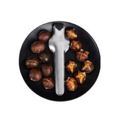 금강다이아 밤 칼집가위 생밤 호두 견과류 껍질까는 밤칼, 1개