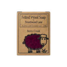 Bruntwood Lane 羊毛氈皂 莓果香, 100g, 1個