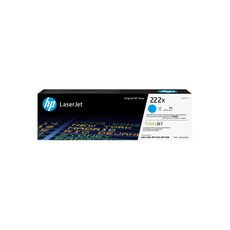 HP LaserJet W2221X 222X 藍色原廠碳粉匣 適用 3203DW/3203SDW/3303SDW/3303FDW, 1個, W2221X / 222X