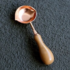 臺灣*出貨 火漆印章工具全套信封封口火漆印章套裝火漆蠟印章一整套火漆熔爐, 朱古力雙開口勺