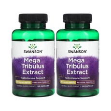 스완슨 Mega Tribulus Extract 트리뷸러스 250mg 120정, 2개