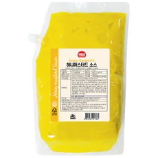 [사조해표] 허니머스터드소스, 1개, 2kg