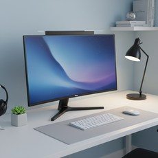 컴퓨터선반 데스크탑 부착식 모니터 상단 정리 간이 선반, 1개