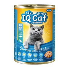 IQ Cat 聰明貓罐頭400g 海陸雙拼, 1個, 海陸雙拼400gx24罐,宅配限2組(多組分開下單)