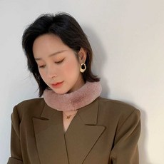 신데렐라게임 20회 신여진 털 모피 리얼 머플러 목도리 스카프 트렌디 캐주얼