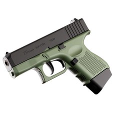 UB 미니건 시리즈 콜트 글록 데저트이글 너프건 자동연사 탄피배출, 미니 글록 그린, 1개