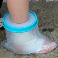 [3323]기브스 샤워 발목 방수커버 통 커버 방수 샤워 기브스 다리 깁스, 상세페이지 참조, 1개