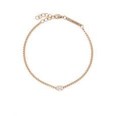 조이치코 14K 옐로 골드 다이아몬드 체인 브레이슬릿