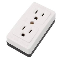 【DIY合作社】附發票 電木明插座 二孔 三孔 四孔, 白色, 1個, 42cm