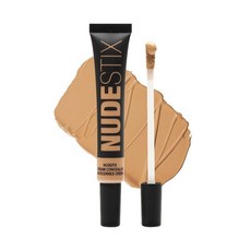 Nudestix NudeFix 크림 컨실러 경량 액체 자연스러운 피니쉬 메이크업 보습 브라이트닝 언더 아이 코렉터 쉐이드: 누드 10 10.1ml(3.3액량 온스), NUDE 07