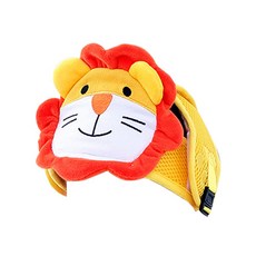 JoyBaby 寶寶防摔保護帽 嬰兒學步防撞安全帽 兒童安全頭盔, 獅子-F, 1個