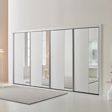 보루네오 거울 메종 슬라이딩 붙박이장 30cm