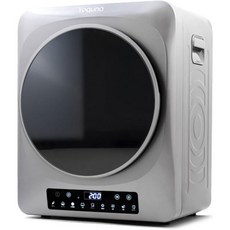 요쿠나 의류 건조기 6.6파운드(3kg) 문드리 [SNS 천만 재활용] 자외선 조사 소독 기능 차일드 락 (화이트 x 전문가), Silver White x Expert