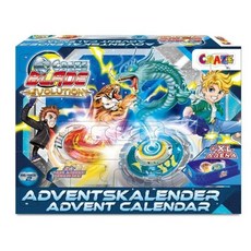 CRAZE 戰鬥陀螺 Blade 降臨曆 德國正版授權 台灣現貨 季節限定, 1個, Multicolor