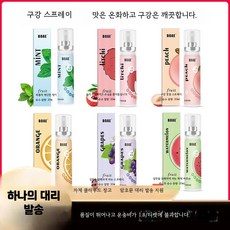 과일향 구강스프레이 입냄새제거 휴대용 구강청결제 상쾌한 숨결 오 과일 구강 스프레이-라벤더 맛, 1개, 1개입