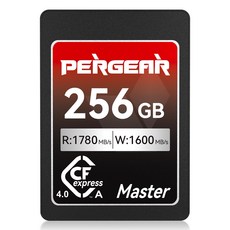 PERGEAR CFexpress 4.0 Type A 1780MBs USB4.0(PCIe 4.0) Raw 8K 30P Sony ILME-FX3 ILME-FX6 GB), 1개