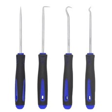자동차 오일 씰 스크루드라이버 링 가스켓 픽 풀러 리무버 훅 도구 수리, 2. 4pcs Blue