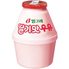 빙그레 빙그레 딸기맛 우유 240ml, 24개