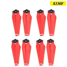 DJI配件 御Mavic Pro彩色槳葉8330F折疊螺旋槳葉機翼翅膀空拍機無人機維修配件, 8330F紅色4對裝, 1個