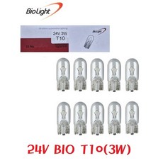 지노기업/BI0 라이트/번데기전구/24V T10/T5/10T/5T/실내등/미등/넘버등/10개/화물차/대형트럭/박스포장/계기판/큐/3W/1.5W/10개/번호판등, 1세트, .